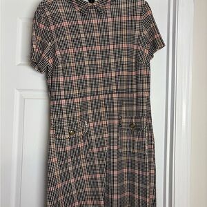 Women’s LOFT houndstooth knit dress